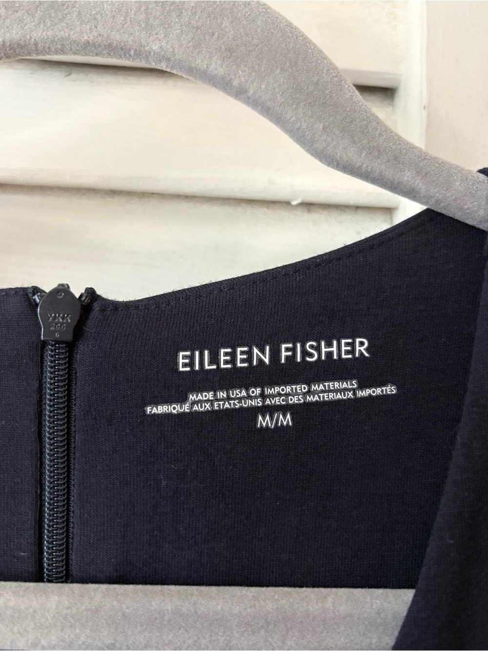 NWT Eileen Fisher Ink Blue Sleeveless Wide Leg Cropped Jumpsuit M - Picture 4 of 6
